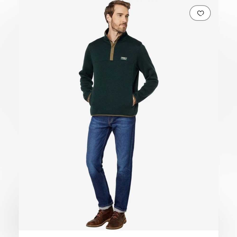 NWT L.L. Bean Sweater Fleece Pullover